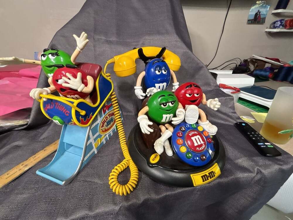 Lot of 2 Vintage M&M Collectibles: